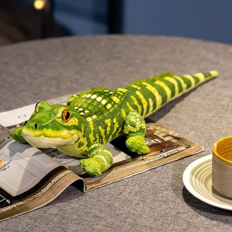Realistic Crocodile Plush - Green / 19.7