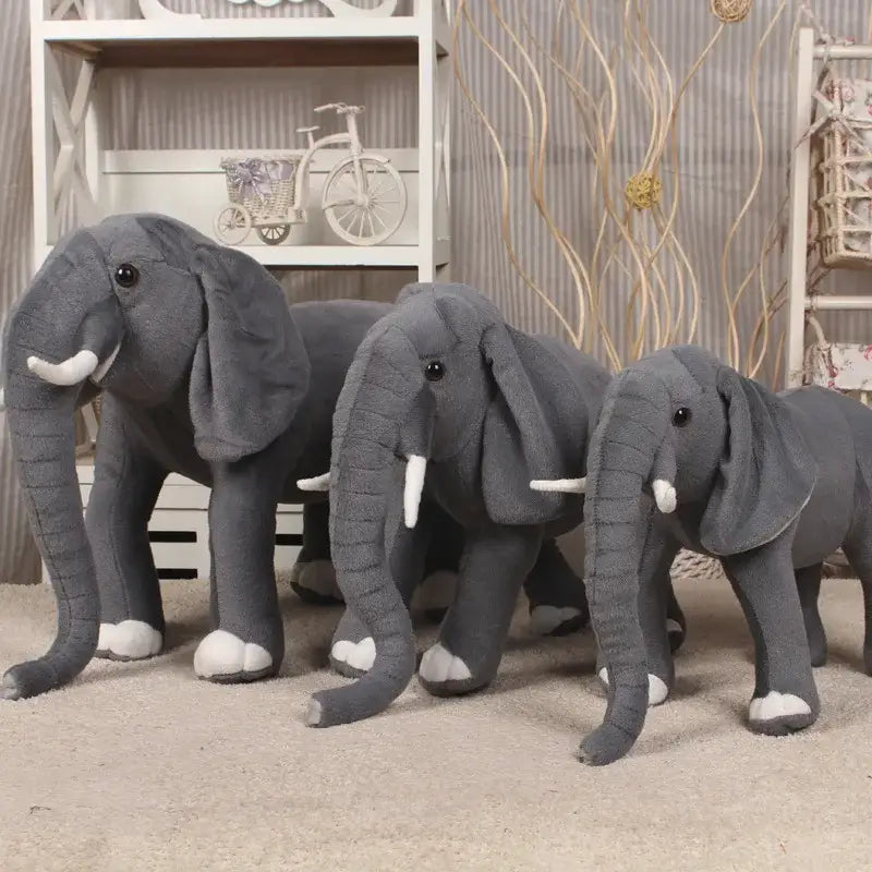 Realistic Elephant Stuffed Animal