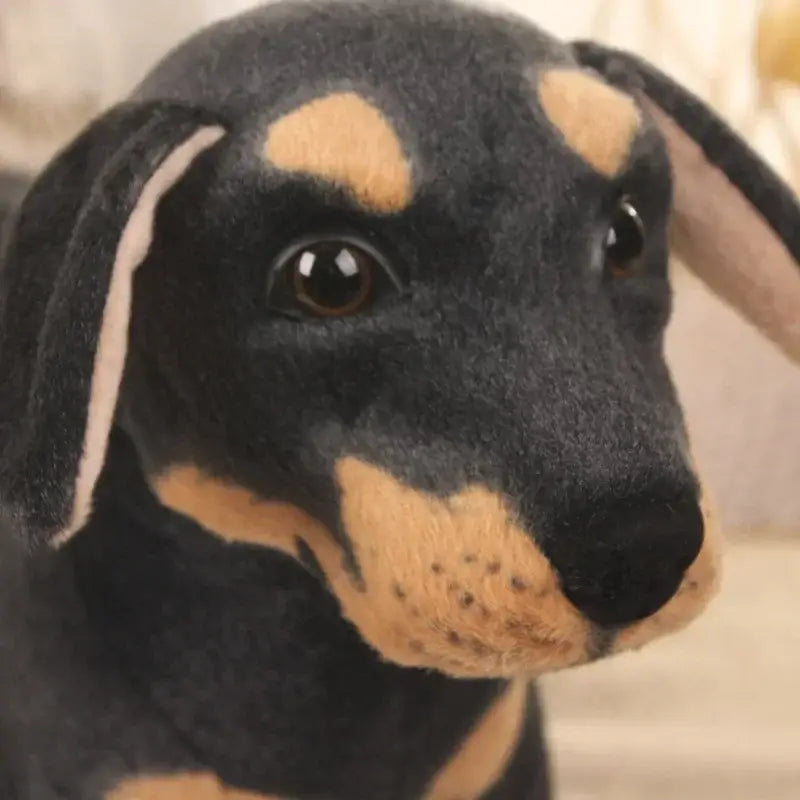 Realistic Rottweiler Stuffed Animal