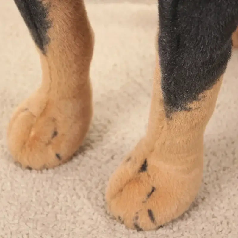 Realistic Rottweiler Stuffed Animal
