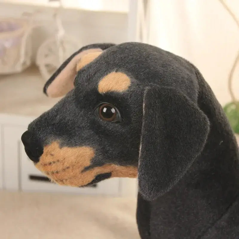 Realistic Rottweiler Stuffed Animal