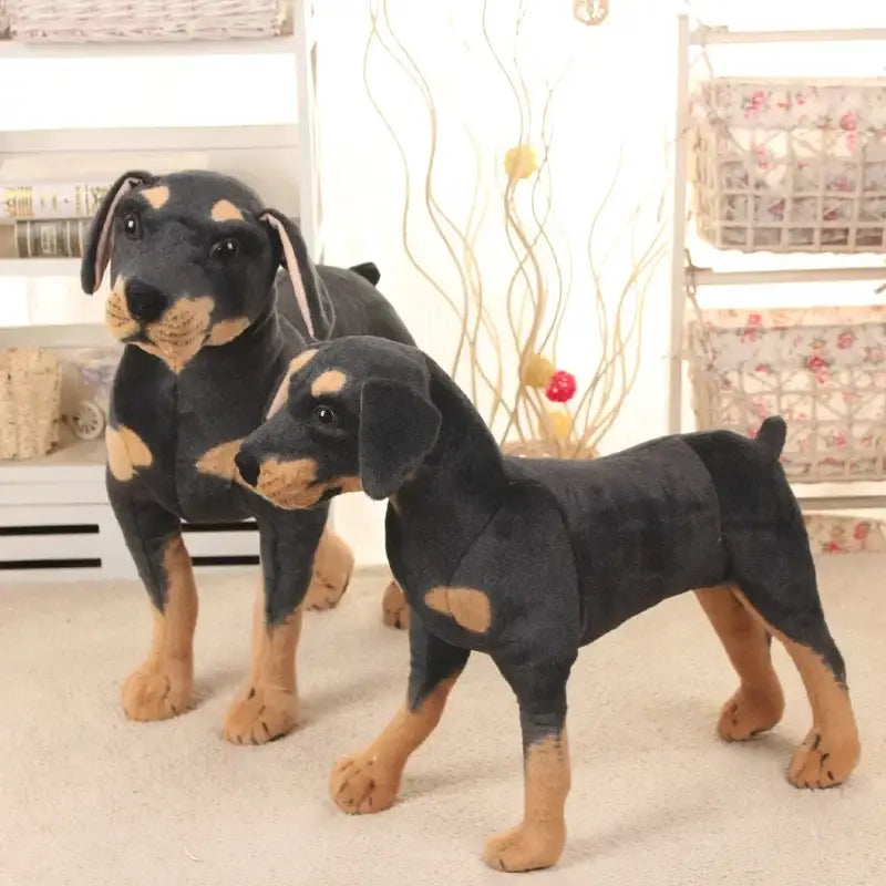 Realistic Rottweiler Stuffed Animal