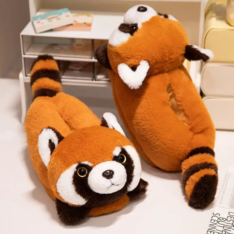 Red Panda Slippers