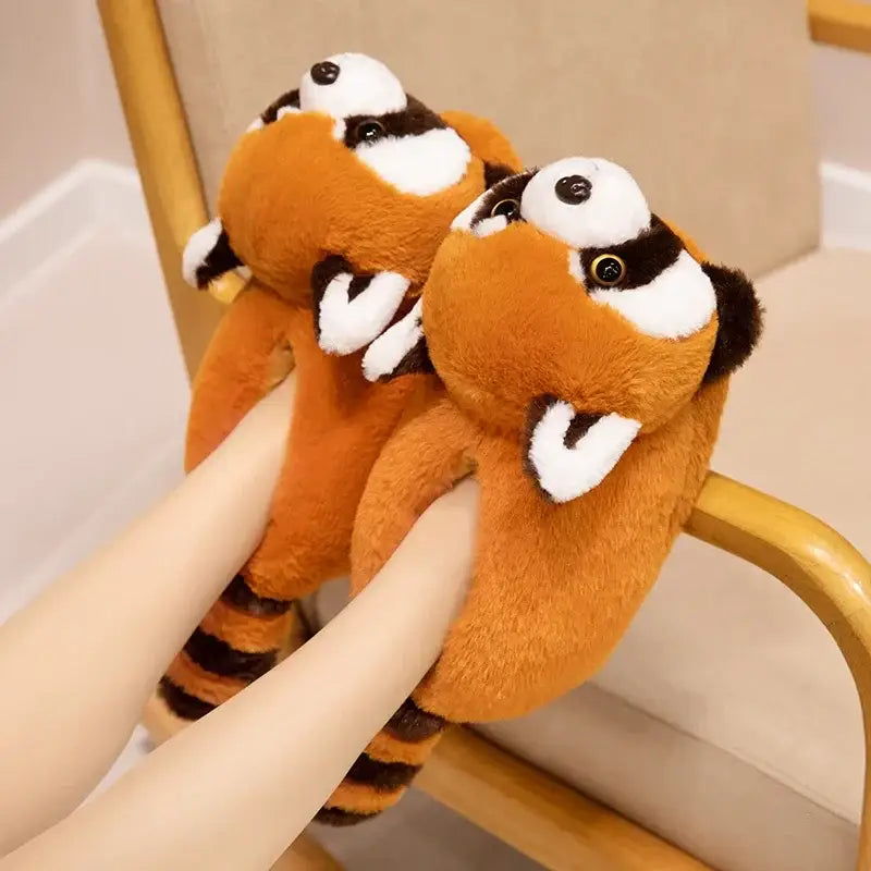 Red Panda Slippers