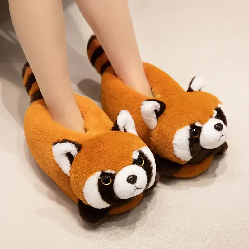 Red Panda Slippers