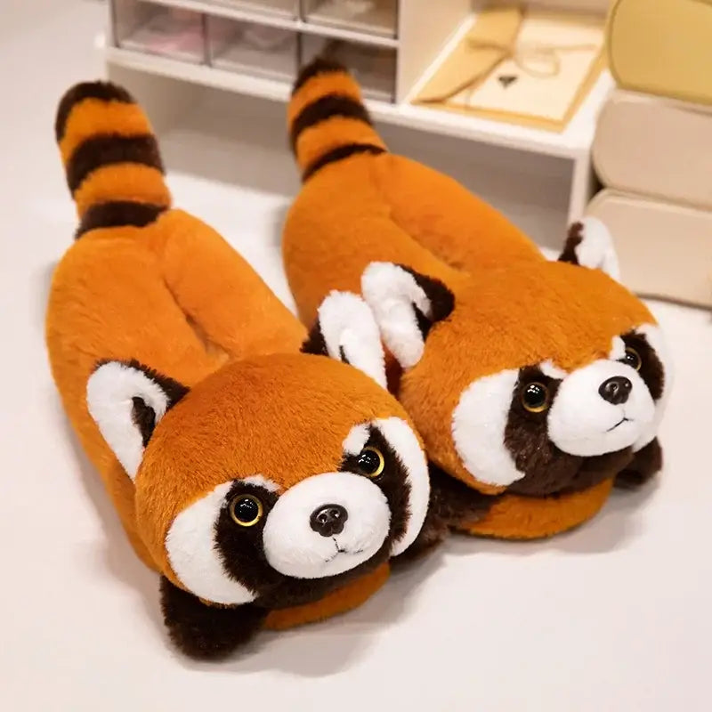 Red Panda Slippers