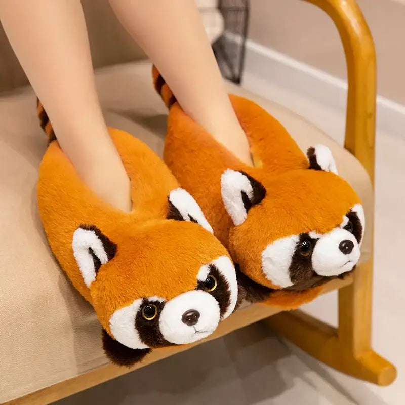 Red Panda Slippers