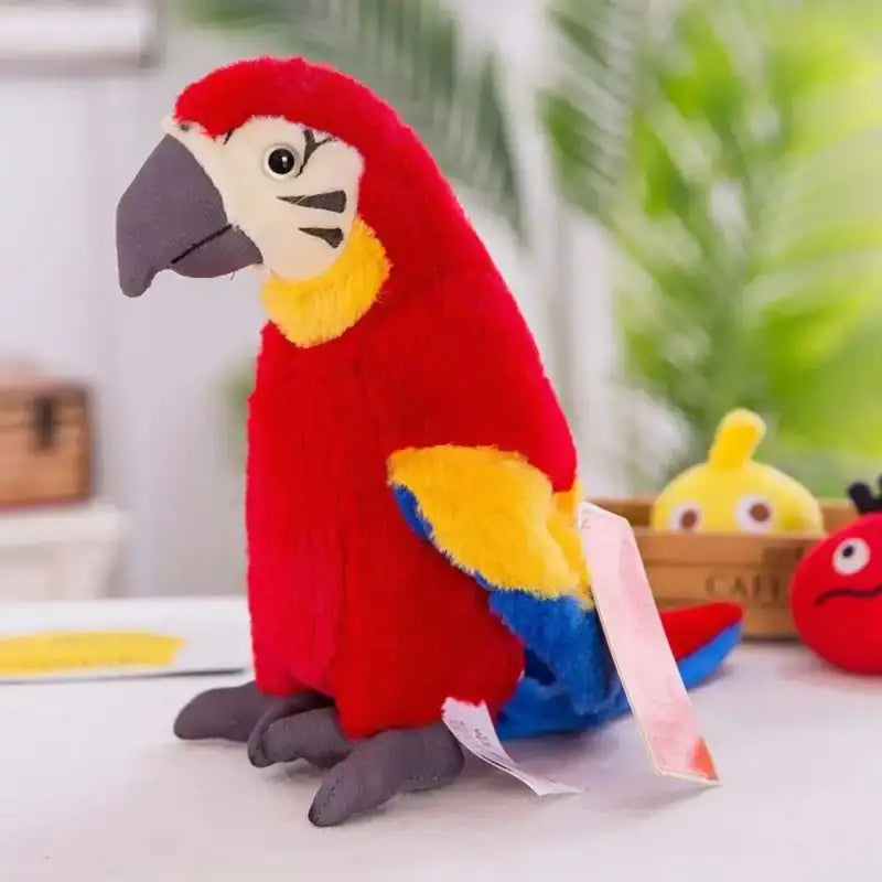 Red Parrot Plush One size