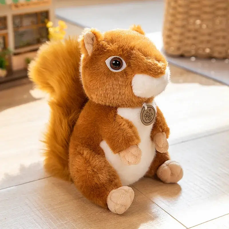 Red Squirrel Stuffed Animal - 6.7