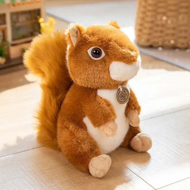 Red Squirrel Stuffed Animal - 6.7