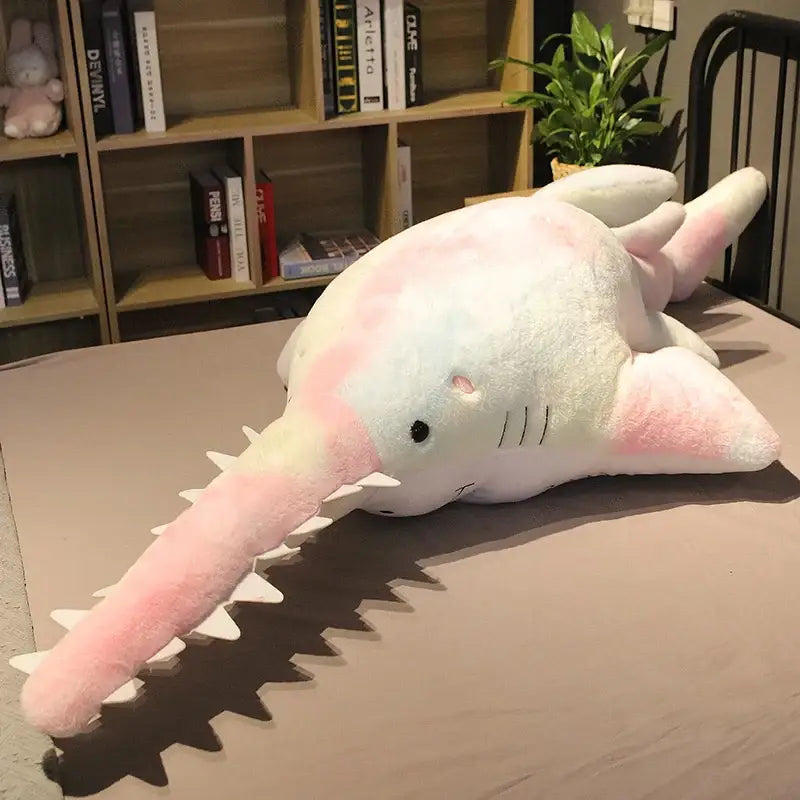 Sawtooth Shark Plush Animal - Pink / 21.6