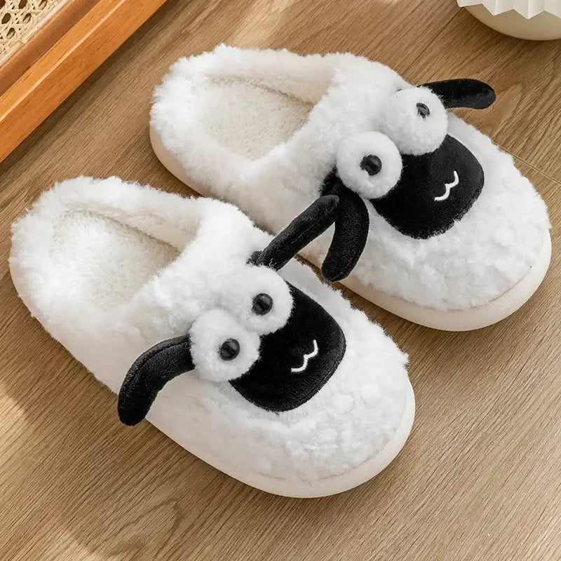 Sheep Slippers - White / 5.5–6.5