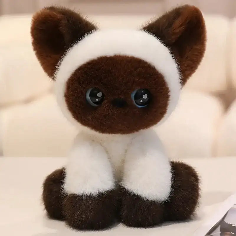 Siamese Cat Plush - Brown