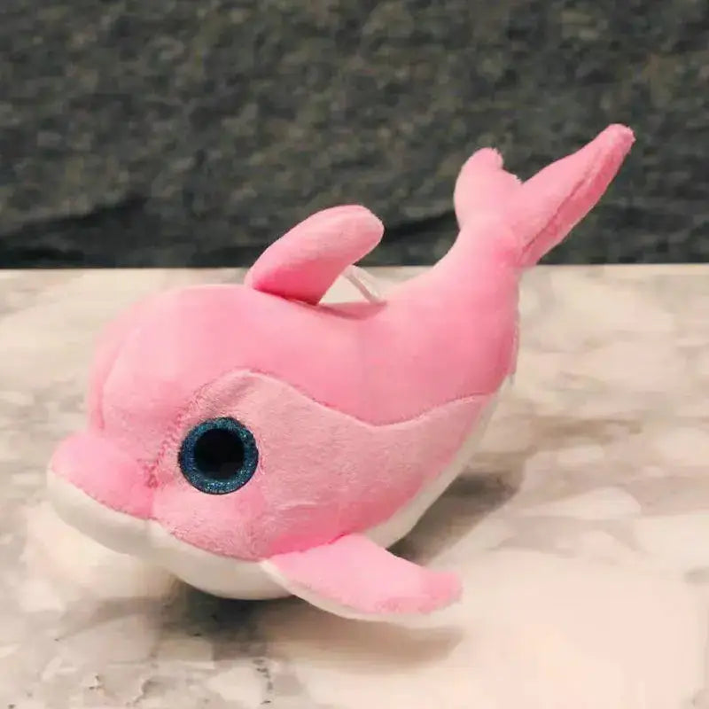 Small Dolphin Stuffed Animal - Pink / 9.84