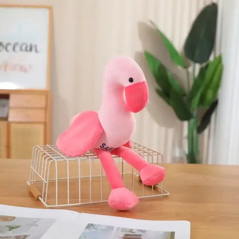 Small Flamingo Stuffed Animal - 5.91