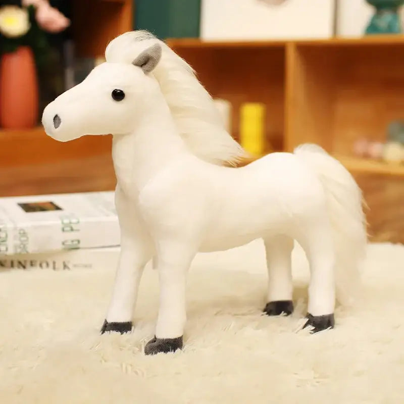 Small Horse Plush - White