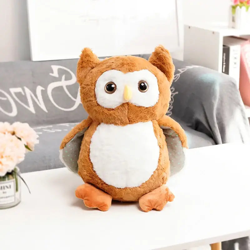 Small Owl Plush - Brown