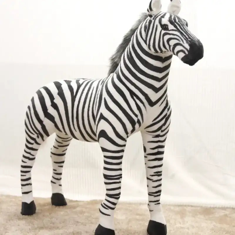 Standing Zebra Stuffed Animal
