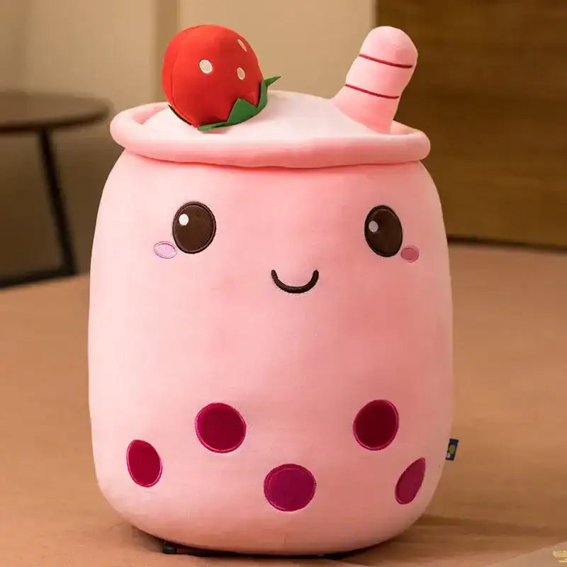 Strawberry Bubble Tea Plush - 9.8