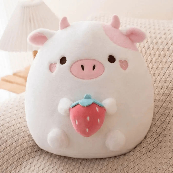 Strawberry Cow Stuffed Animal