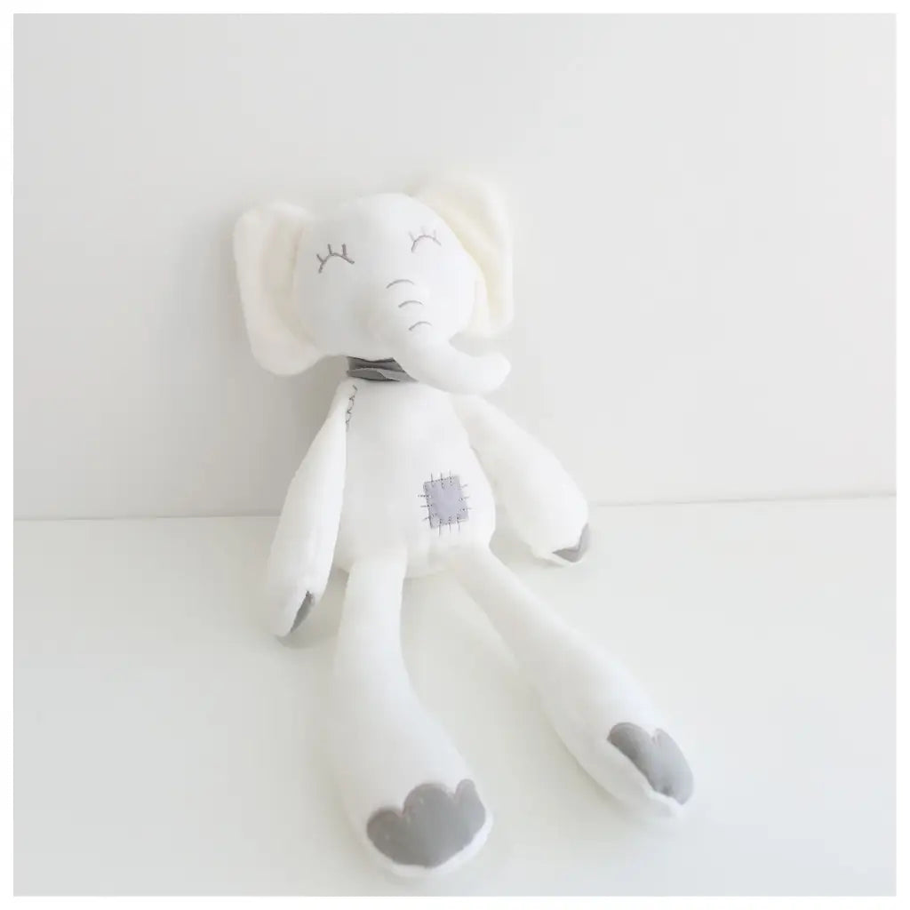 White Elephant Plush Toy
