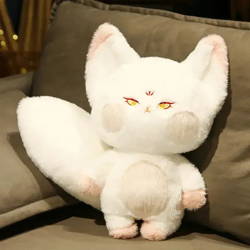 White Fox Plush Toy