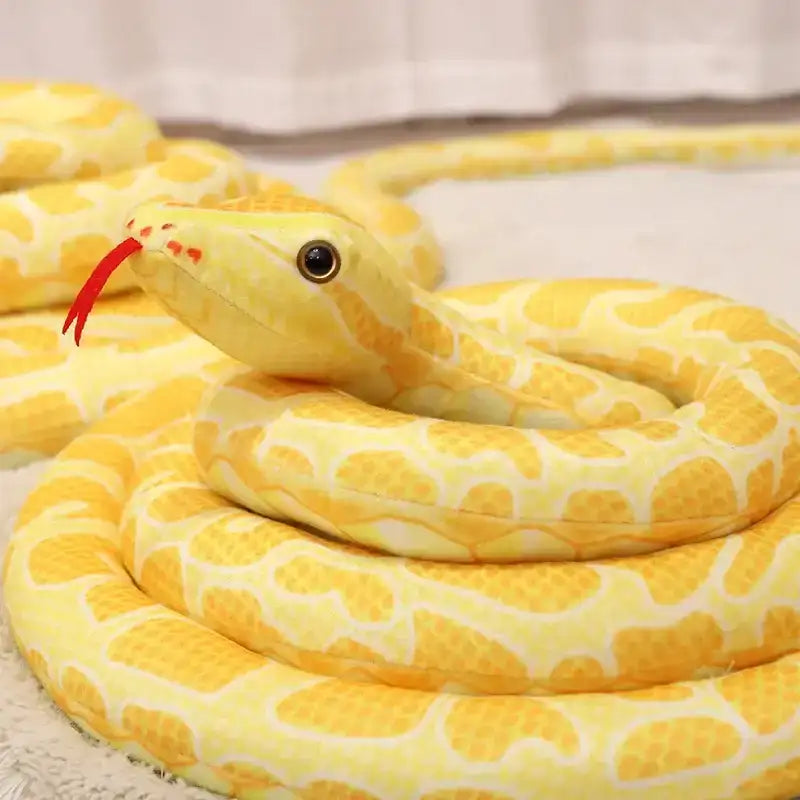 Yellow Plush Snake
