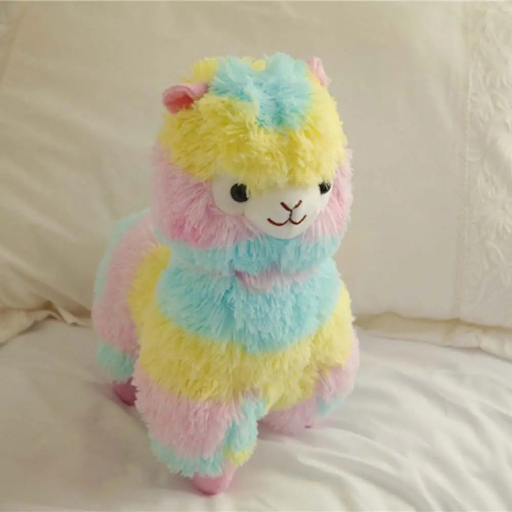 alpaca rainbow plush