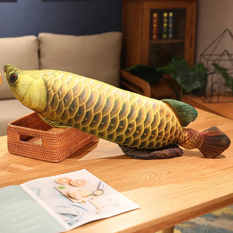 Arowana Plush - Gold / 11.8 inches