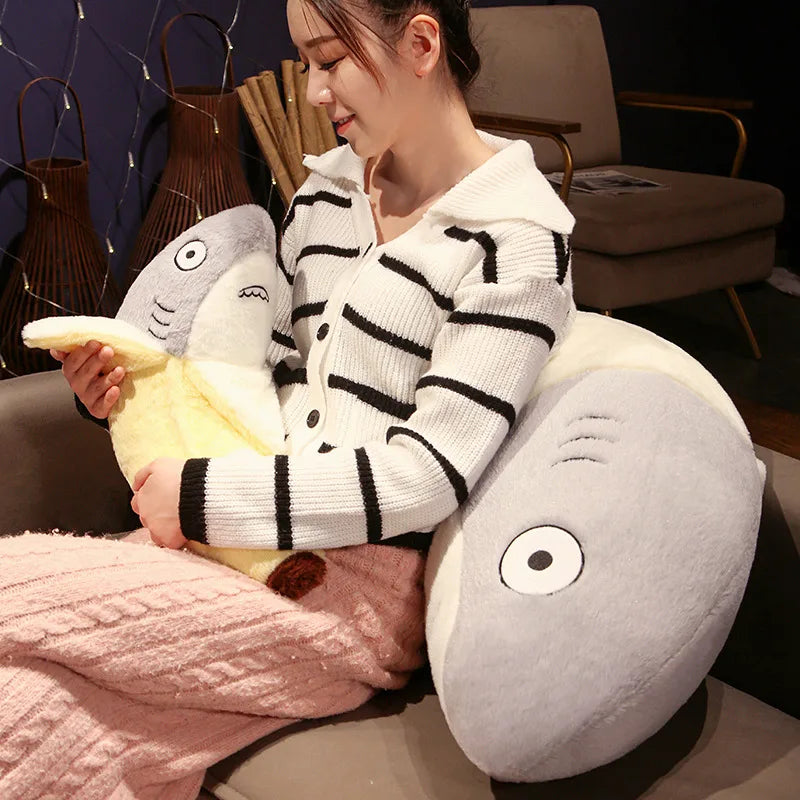 Banana Shark Plush - 17.7 inches