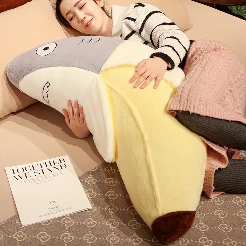 Banana Shark Plush - 37.4 inches