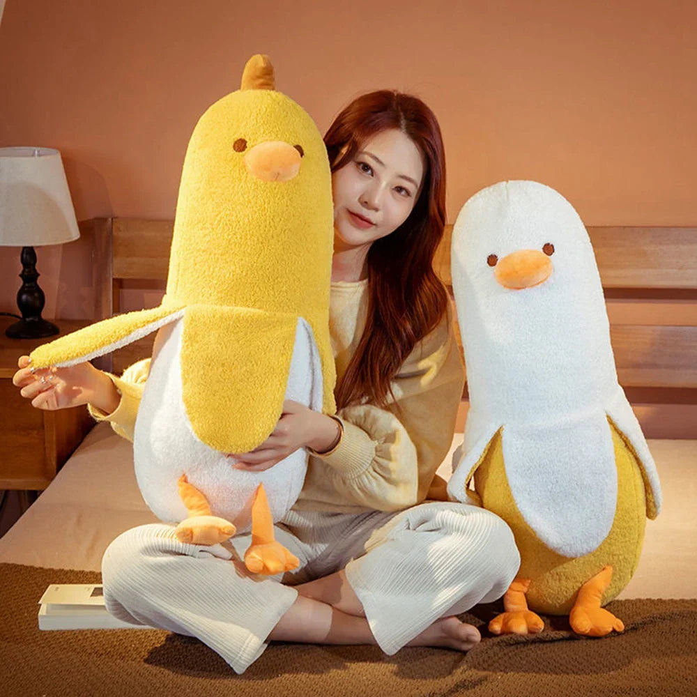 banana duck plush