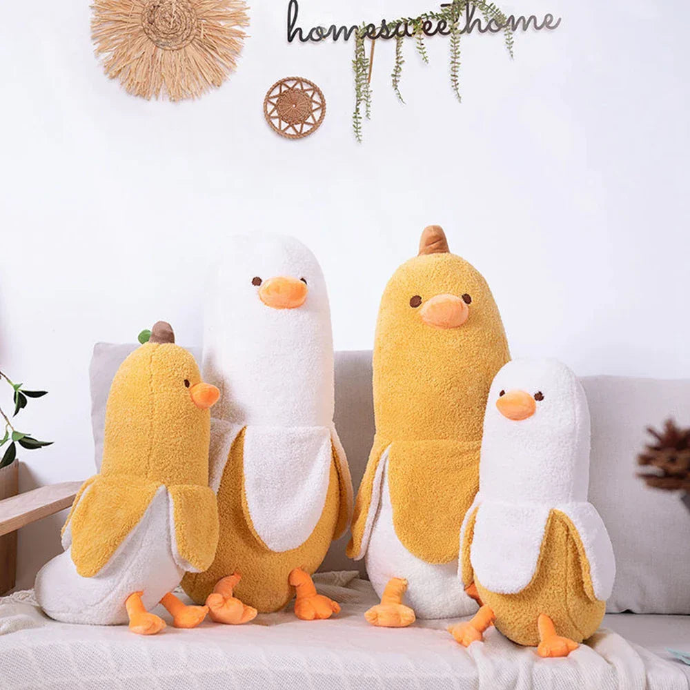 banana duck plush