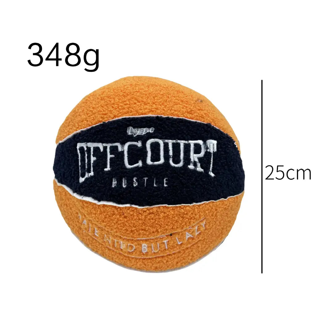 basketball pillow - Orange & Black