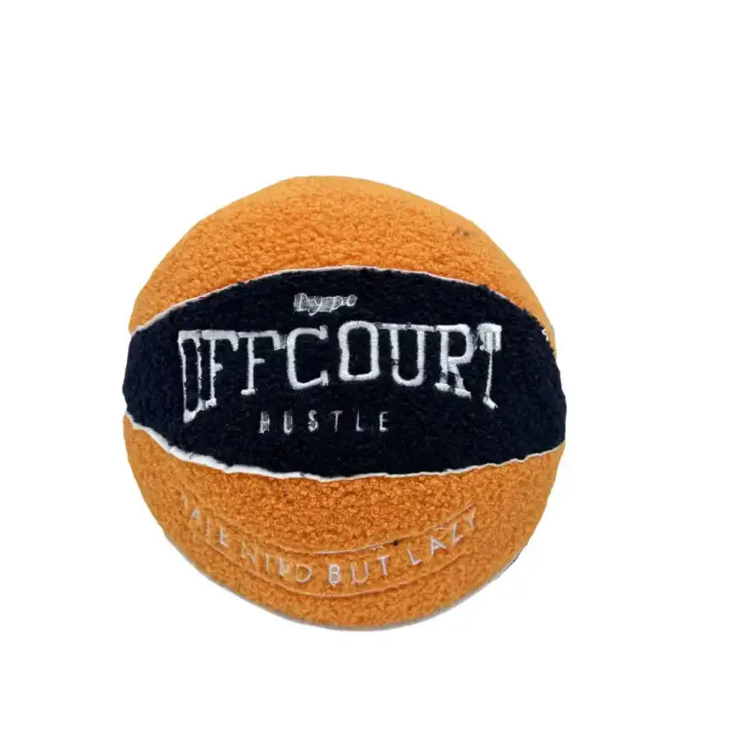 basketball pillow - Orange & Black
