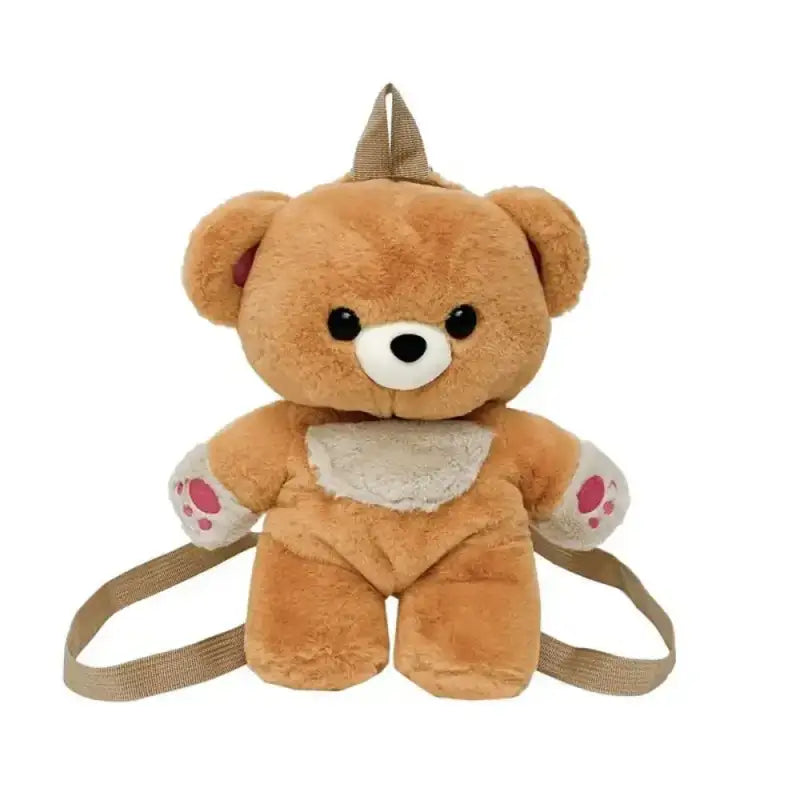 Bear Backpack - Brown / One size