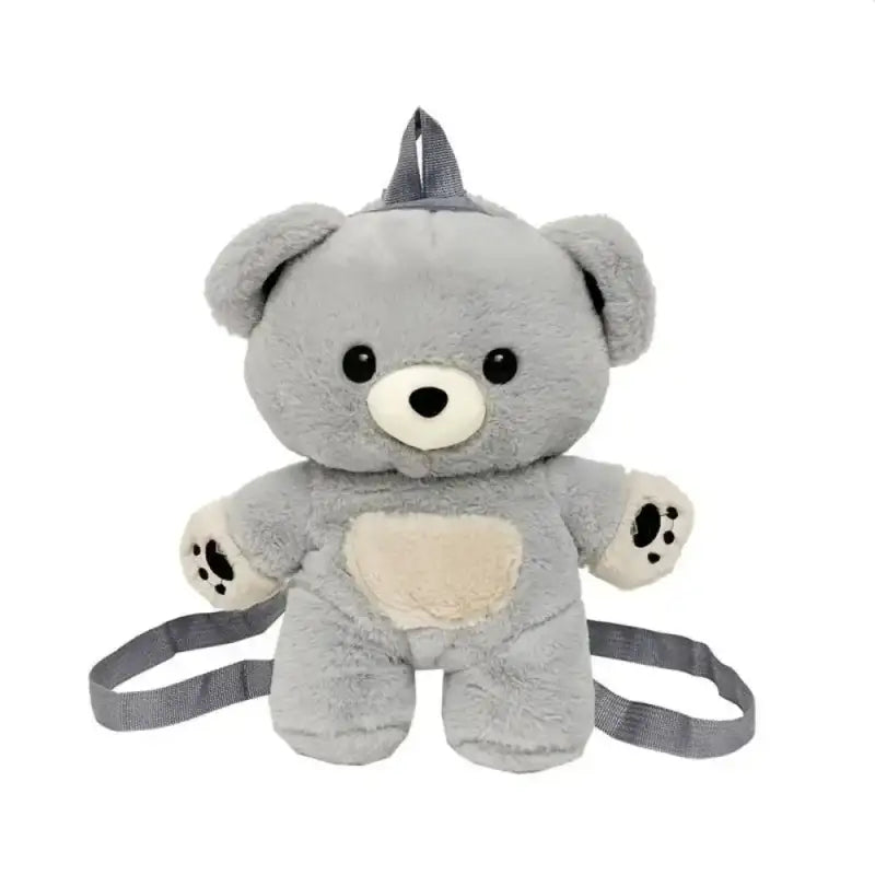 Bear Backpack - Grey / One size