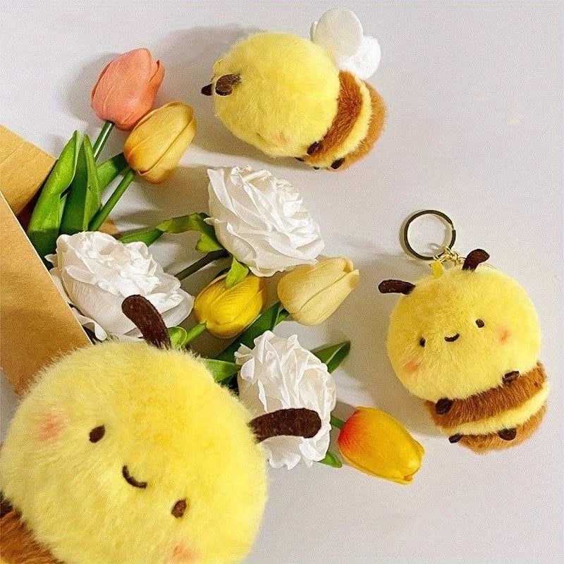 Bee Plush Keychain