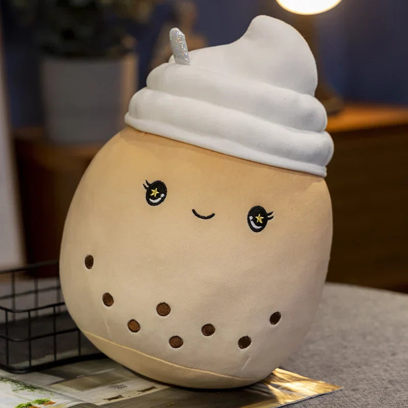Big Bubble Tea Plush - Ice Cream Brown / 27.6