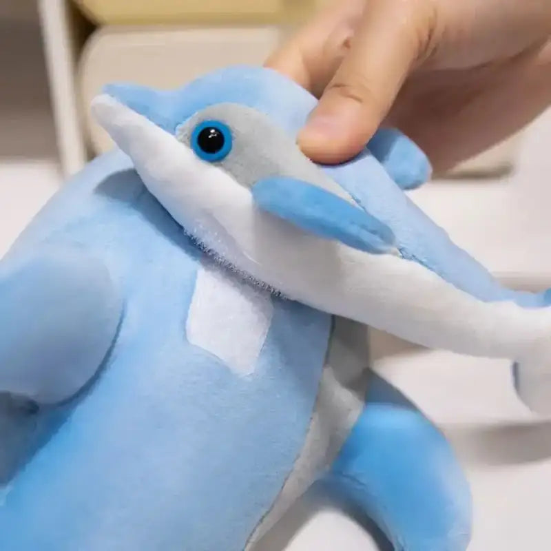 Blue Dolphin Plush Toy