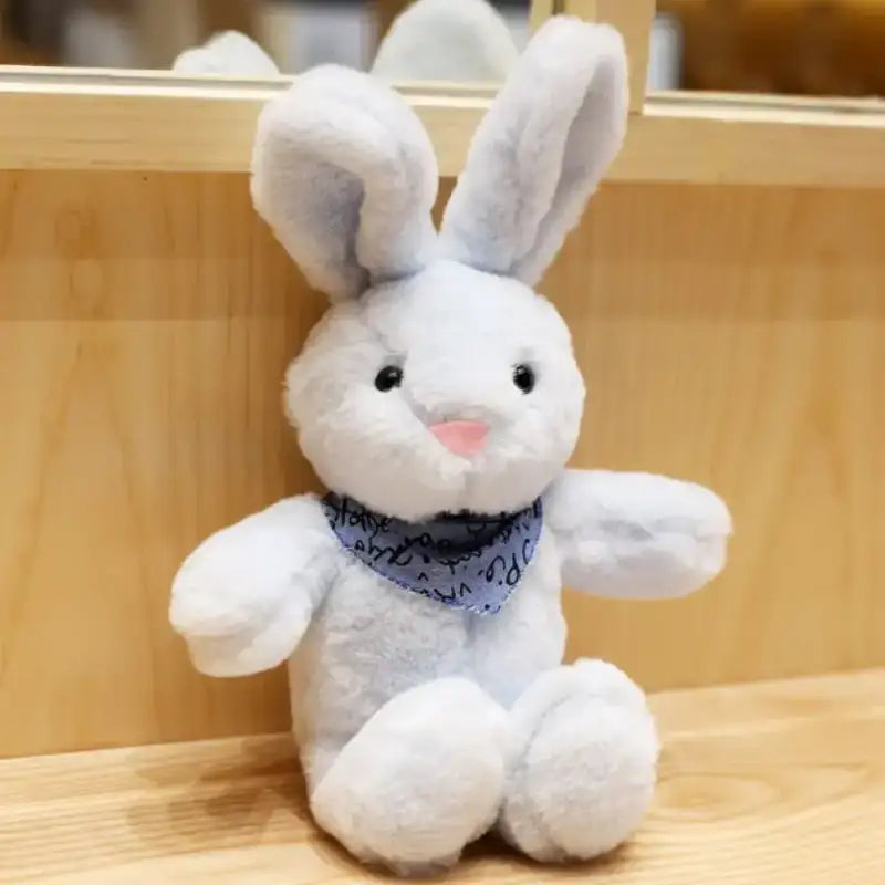 Blue Plush Bunny - Scarf