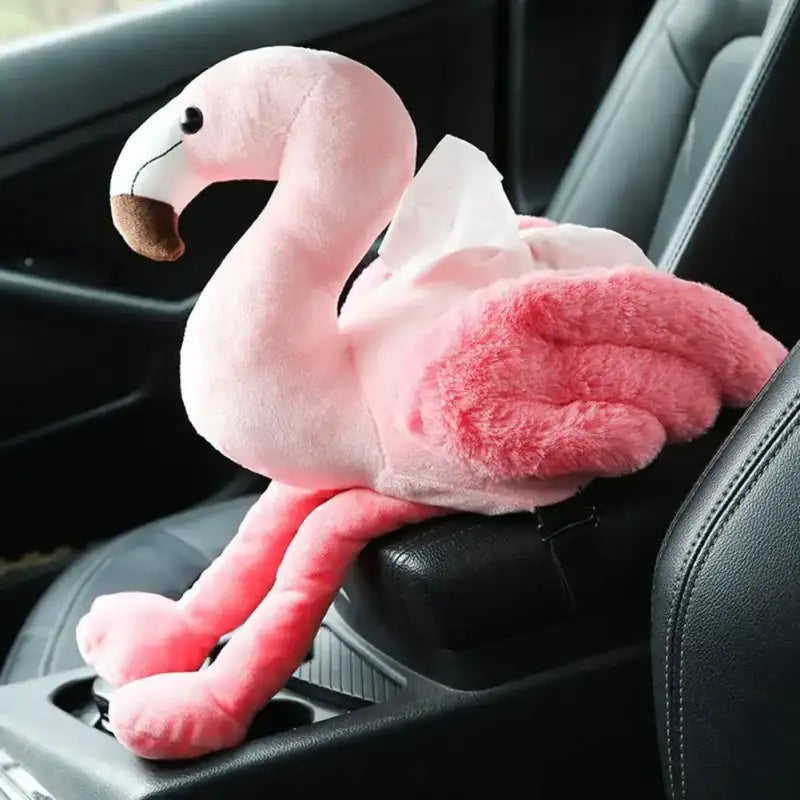 Box Tissue Flamingo plush Toy