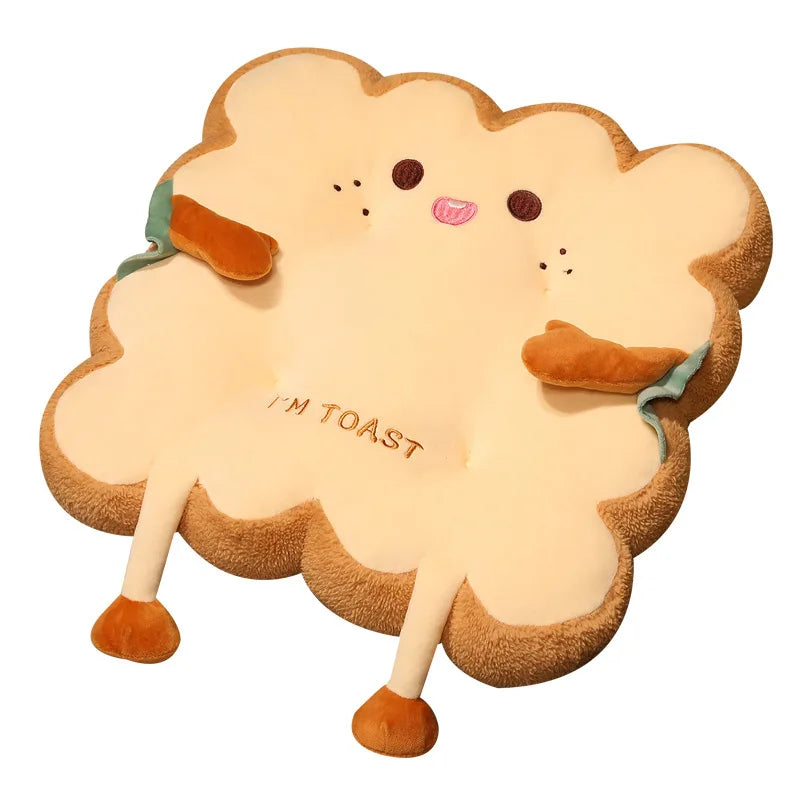 Bread Slice Pillow Kawaii
