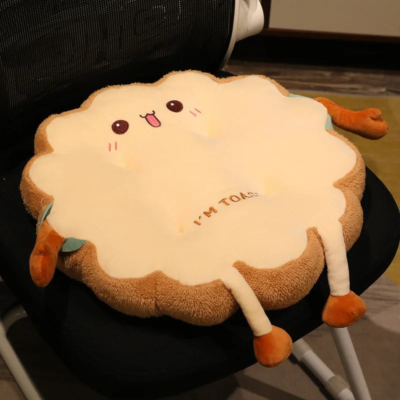 Bread Slice Pillow Kawaii - 1