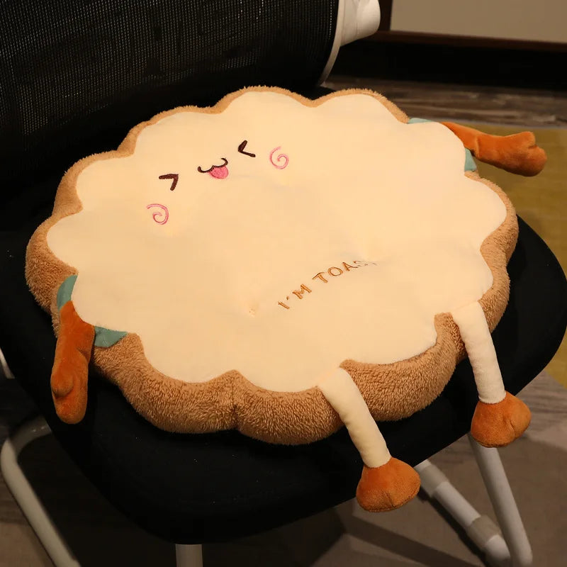 Bread Slice Pillow Kawaii - 2