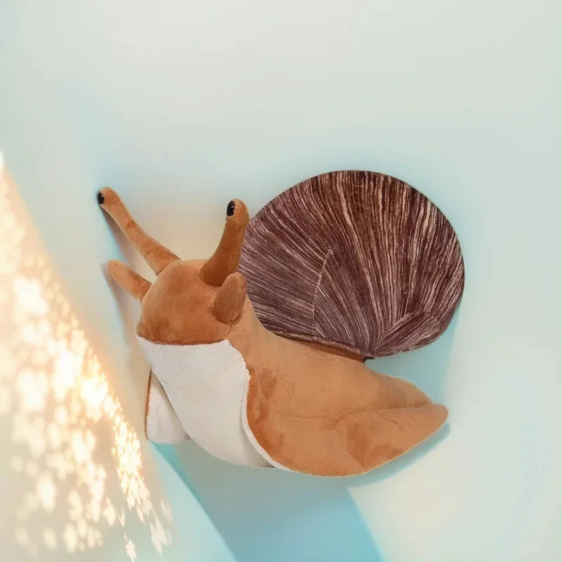 brown snail stuffed animal