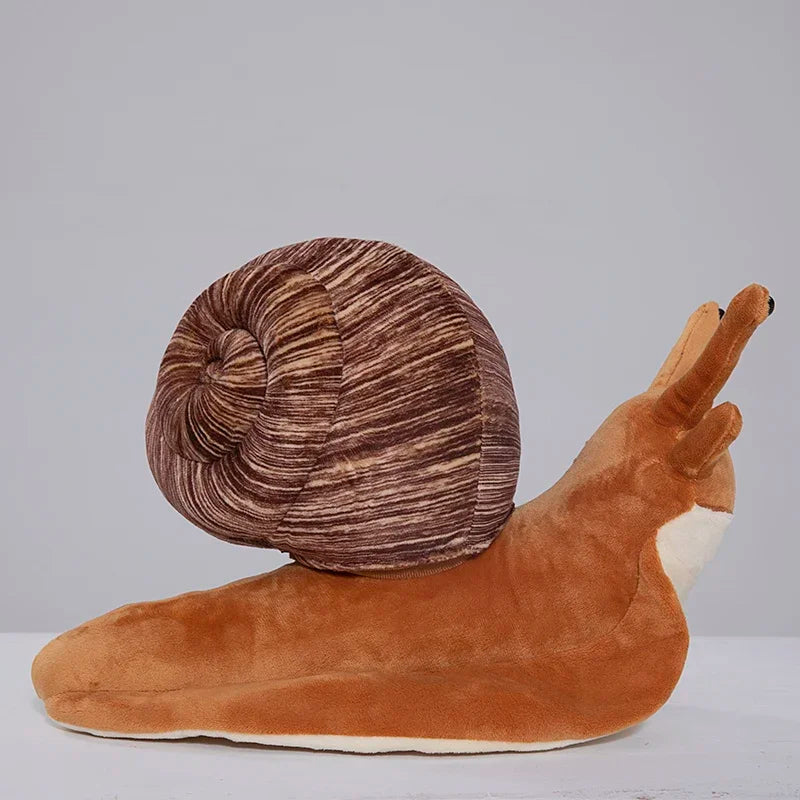 brown snail stuffed animal