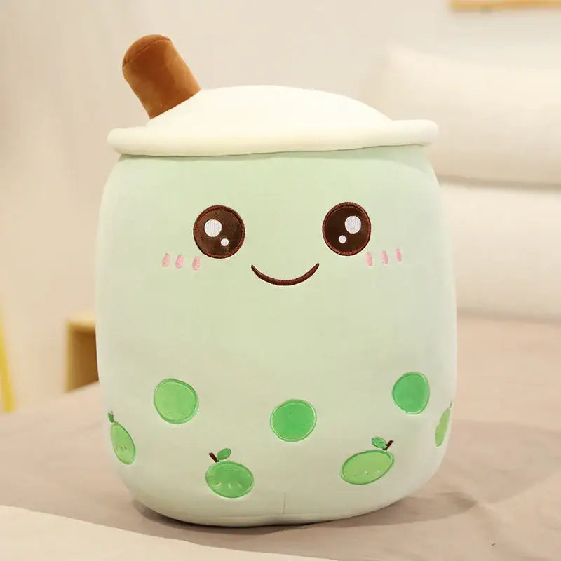 Bubble Tea Pillow - Green / 7.9–9.1