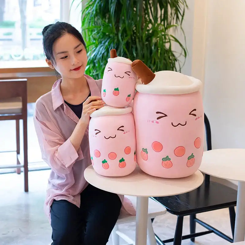 Bubble Tea Pillow