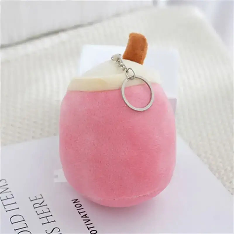 Bubble Tea Plush Keychain